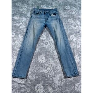 Levi Strauss 512 Slim Taper Jeans Mens 31x30 Light Wash Denim
